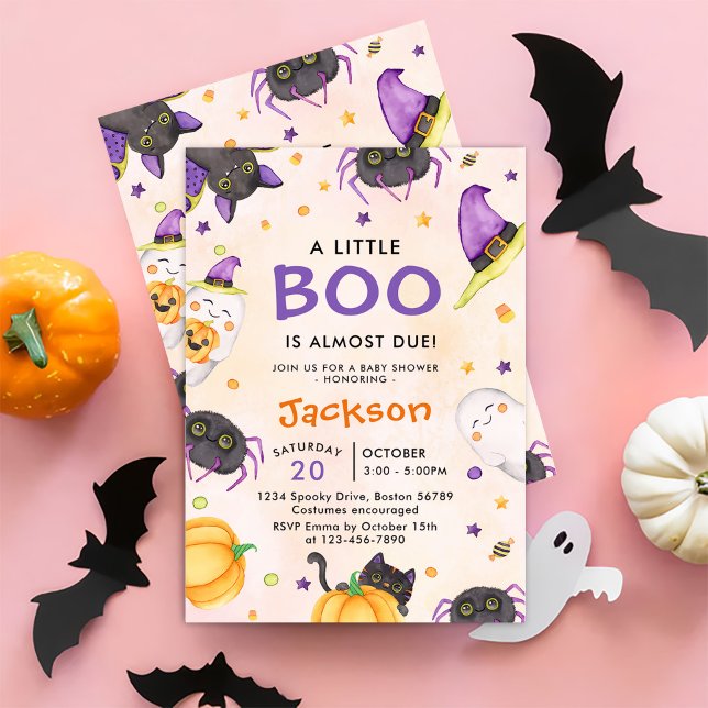 Invitación Fiesta Baby Shower de Halloween (Subido por el creador)