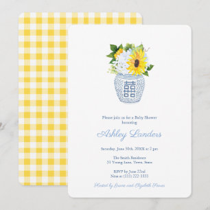 Invitación Fiesta Baby Shower de la cocina de la cocina del c