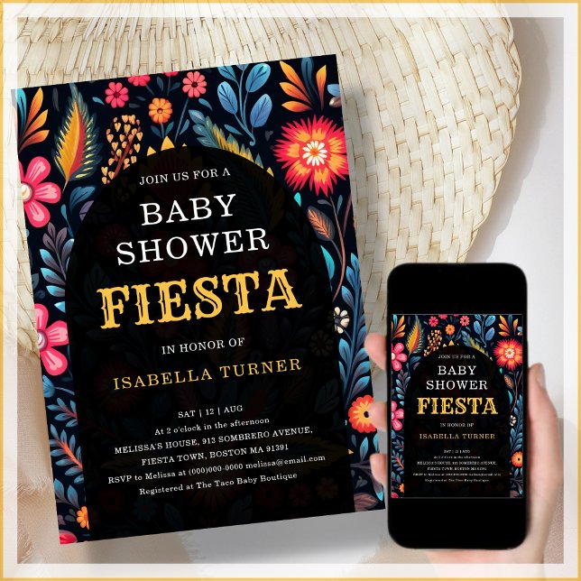 Invitación Fiesta Baby Shower mexicana (Subido por el creador)