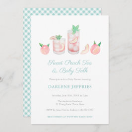 Invitación Fiesta Baby Shower Neutral para el género masculin