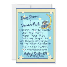 Fiesta Baby Shower y Slumber W/Moon, Stars & Cat