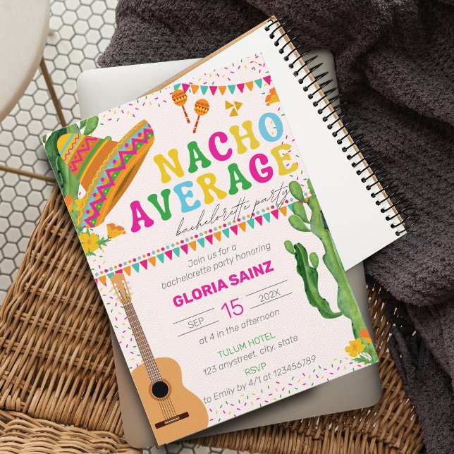 Invitación Fiesta Bachelorette de Nacho Promedio Mexicano (Subido por el creador)