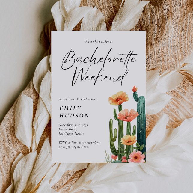 Invitación Fiesta Bachelorette Weekend (Subido por el creador)