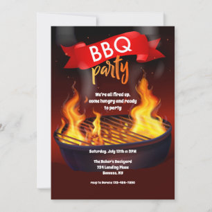 Invitación Fiesta BBQ