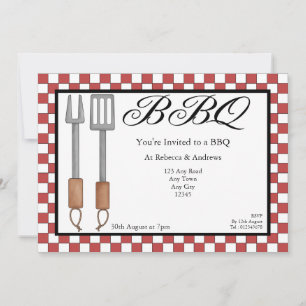 Invitación Fiesta BBQ