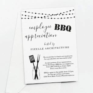 Invitación Fiesta BBQ de Apreciación de Empleados
