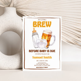 Invitación Fiesta Beer Diaper Baby Shower