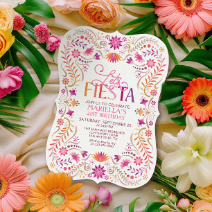 Invitación Fiesta Birthday Women