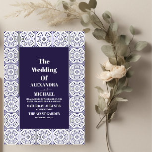 Invitación Fiesta Boda floral colorida mexicana