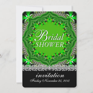 Invitación Fiesta Bohemian Forest Garden Green Bridal Shower
