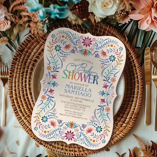 Invitación Fiesta Boho Baby Shower (Subido por el creador)