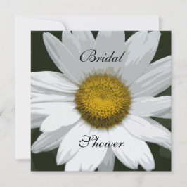 Invitación Fiesta Bridal Daisy Flower Garden White