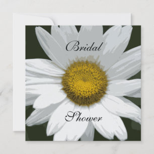 Invitación Fiesta  Bridal Daisy Flower Garden White