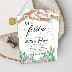 Invitación Fiesta Bridal Shower Taco México