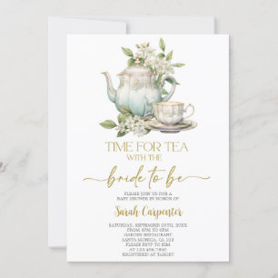 Invitación Fiesta Bridal Shower Tea