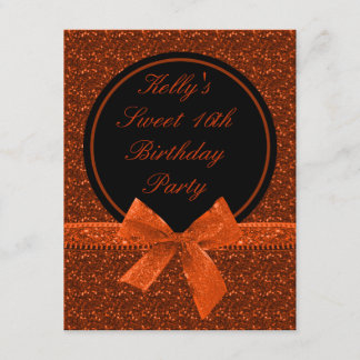 Invitación Fiesta brillante del dulce 16 de la MOD Halloween