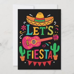 Invitación Fiesta - Brillante estilo Fiesta mexicano
