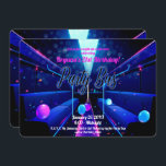 Invitación Fiesta Bus Glow Fiesta Club Hopping 21st Birthday<br><div class="desc">Personalizar para su evento</div>