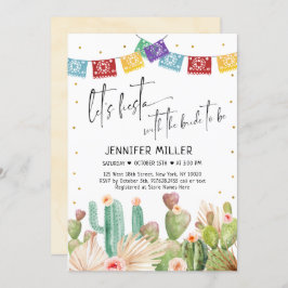 Invitación Fiesta Cactus Boho Bridal Shower