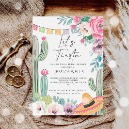 Invitación Fiesta Cactus Bridal Shower
