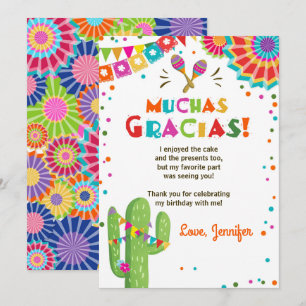Invitación Fiesta Cactus Nacho Mexicano Promedio de Gracia