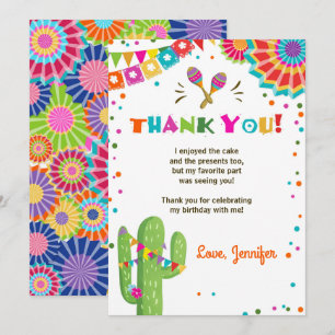 Invitación Fiesta Cactus Nacho Mexicano Promedio De Gracias T