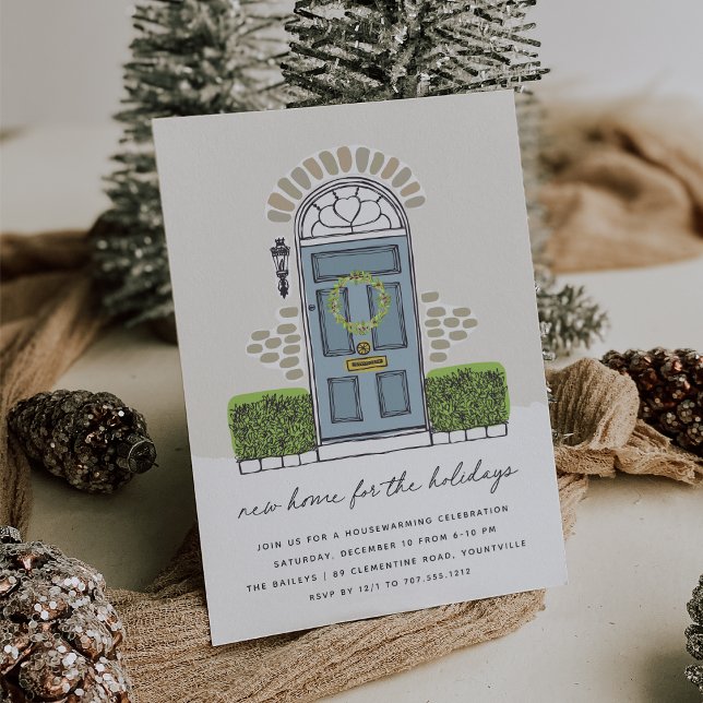 Invitación Fiesta Calentador de la Casa de la Puerta Azul (Subido por el creador)