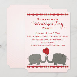 Invitación Fiesta caprichoso del día de San Valentín de los