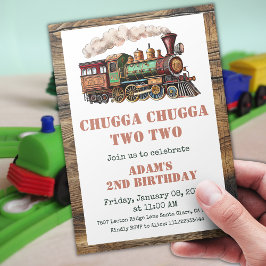 Invitación Fiesta Chugga Chugga Chugga Dos