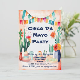 Invitación Fiesta Cinco De Mayo