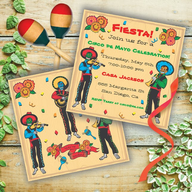 Invitación Fiesta Cinco De Mayo (Subido por el creador)