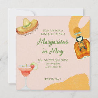 Invitación fiesta cinco de mayo