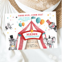 Fiesta Circo Animales Fiesta de Carnaval Primer Cu