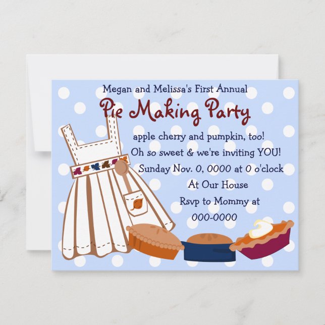 Invitación Fiesta circular (Anverso)
