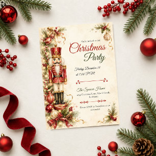 Invitación Fiesta Clásica de Navidad del Cascanueces