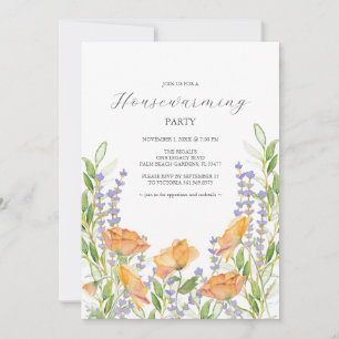Invitación Fiesta Clásico Colorful Floral