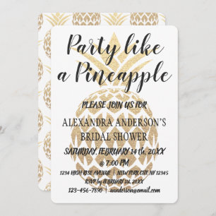 Invitación Fiesta como una ducha nupcial