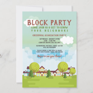 Invitación Fiesta Comunitaria de Barrio