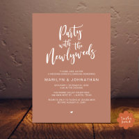 Fiesta Con La Cena Rústica Boda De Los Recién Mata