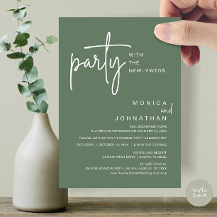 Invitación Fiesta Con Los Recién Matados, Cena Boda