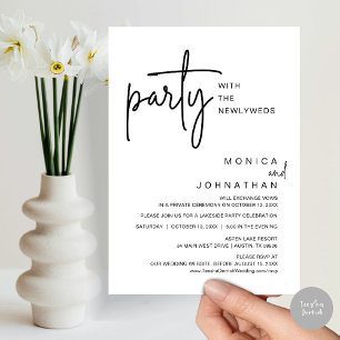 Invitación Fiesta Con Los Recién Matados, Cena Boda