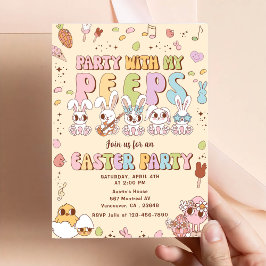 Invitación Fiesta con mis panas de Pascua