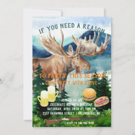 Invitación Fiesta con tema de caza