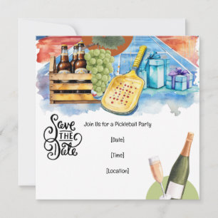 Invitación Fiesta con temática de pelota