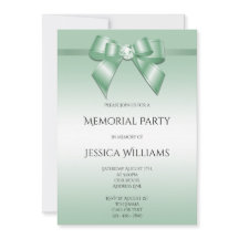 Fiesta conmemorativa de arco y cinta esmeralda