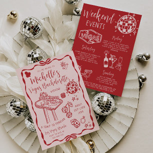 Invitación Fiesta continental de fin de semana de Las Vegas B