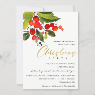 INVITACIÓN FIESTA CORPORATIVA DE NAVIDAD DE LA EMPRESA GREEN 