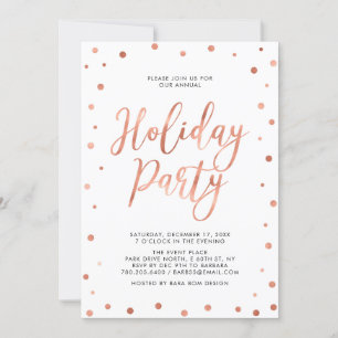 Invitación Fiesta Corporativa Moderna de Fiesta con Confeti d