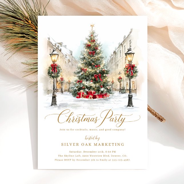 Invitación Fiesta Corporativa Navideña (Subido por el creador)
