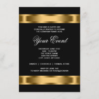 Fiesta corporativo de Black Tie de Black Gold